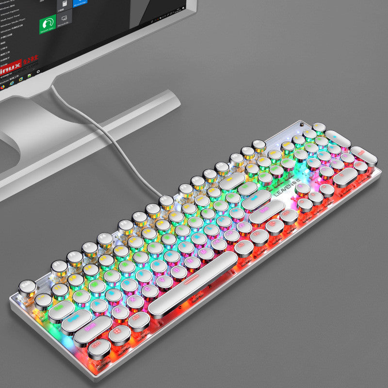 Luminous Punk Keyboard: Elevate Your Gaming Experience