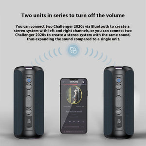 Transform Your Music Experience with the Fashion Personality Portable Bluetooth Speaker