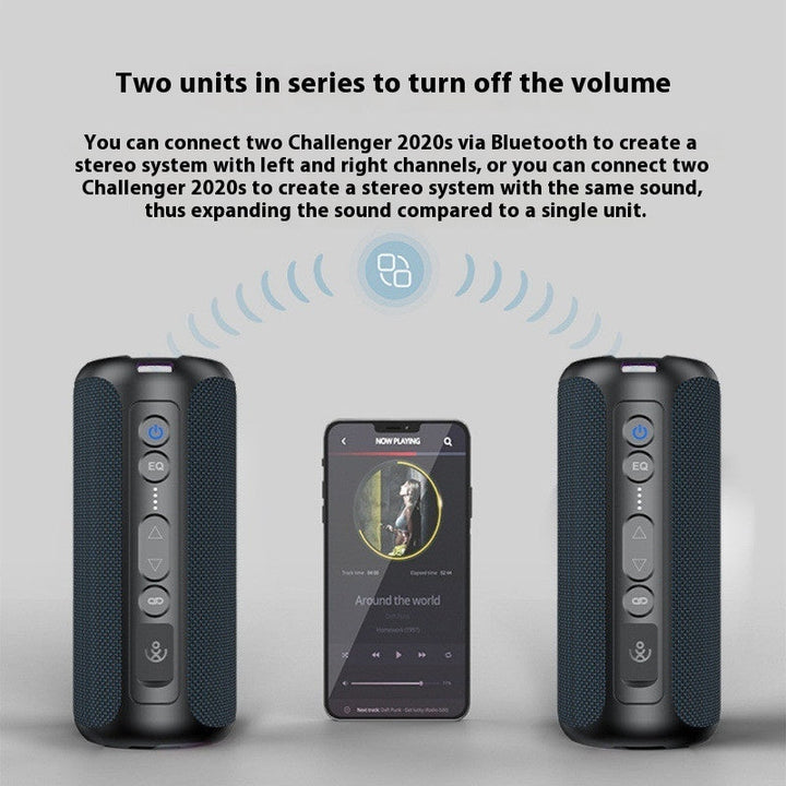 Transform Your Music Experience with the Fashion Personality Portable Bluetooth Speaker