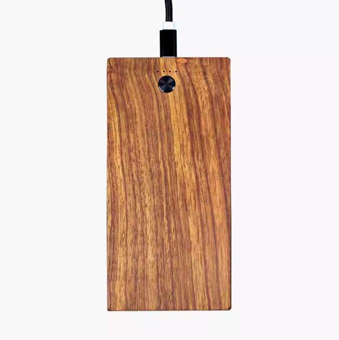 Elevate Your Charging Experience with the Wooden Handicraft Phone Fast Charge Mobile Power Bank