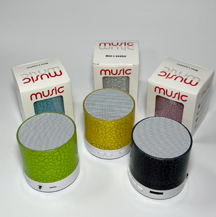 A9 Mini Bluetooth Speaker Portable Subwoofer with LED Light