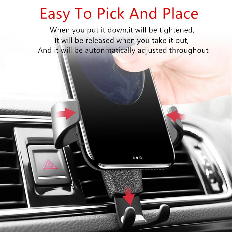 Universal Car Air Vent Phone Holder – Gravity Mount