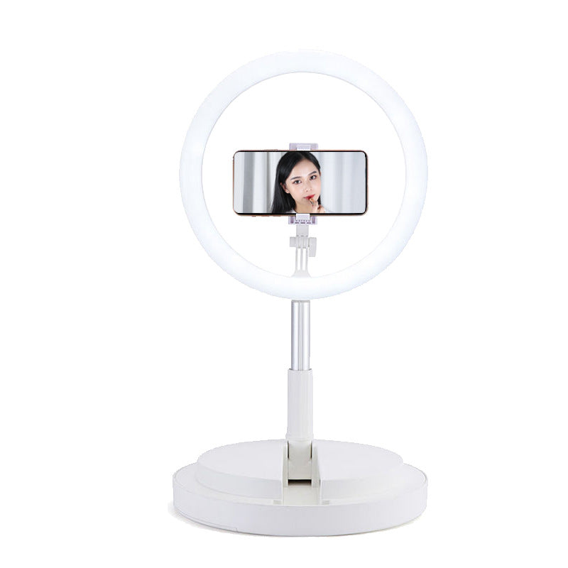 10-Inch Dimmable LED Selfie Ring Light with Tripod for YouTube, Vlog, and Live Streaming