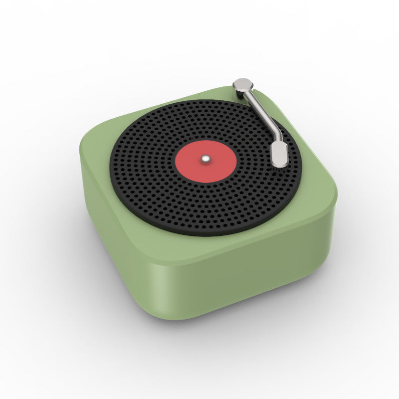 Wireless Mini Portable Vinyl Record Speaker
