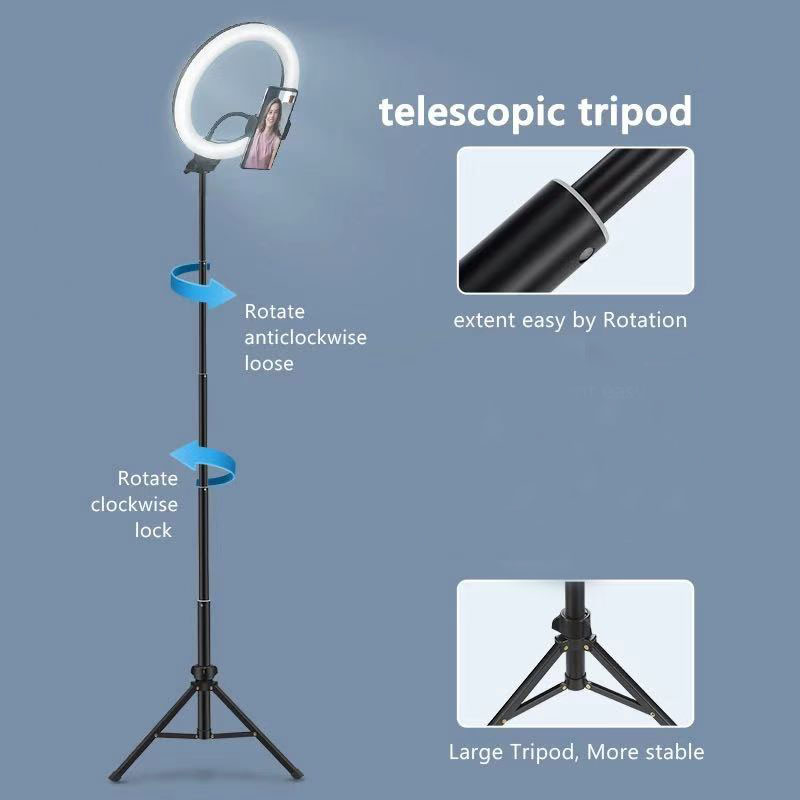 Apple Dimmable USB LED Ring Light Tripod