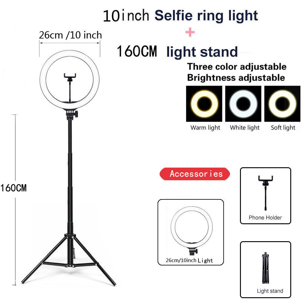 Apple Dimmable USB LED Ring Light Tripod