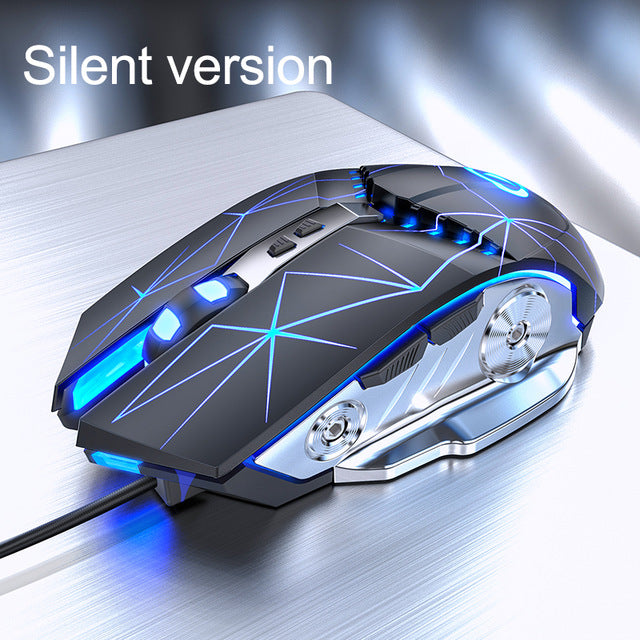 Wired Silent Gaming Mechanical Mouse for PC & Laptop