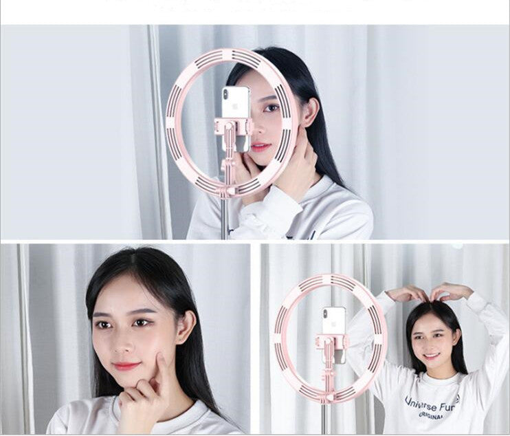 10-Inch Dimmable LED Selfie Ring Light with Tripod for YouTube, Vlog, and Live Streaming