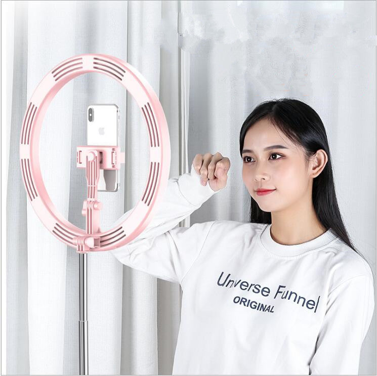 10-Inch Dimmable LED Selfie Ring Light with Tripod for YouTube, Vlog, and Live Streaming