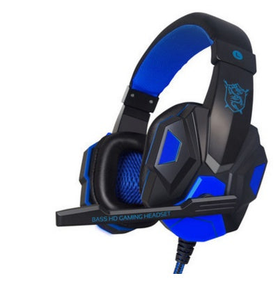 PU MIND PC780 Black & Blue Gaming Headset with Mic & LED