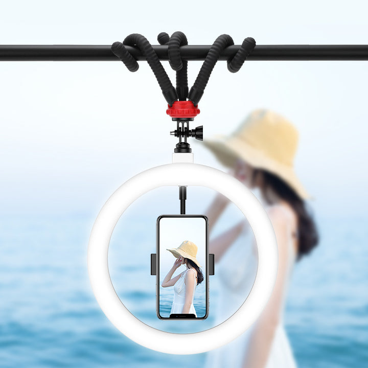 Apple Compatible 10-Inch LED Ring Light Tripod