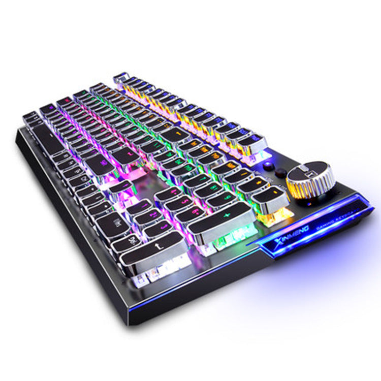 104-Key Mechanical LED Gaming Keyboard with Switches