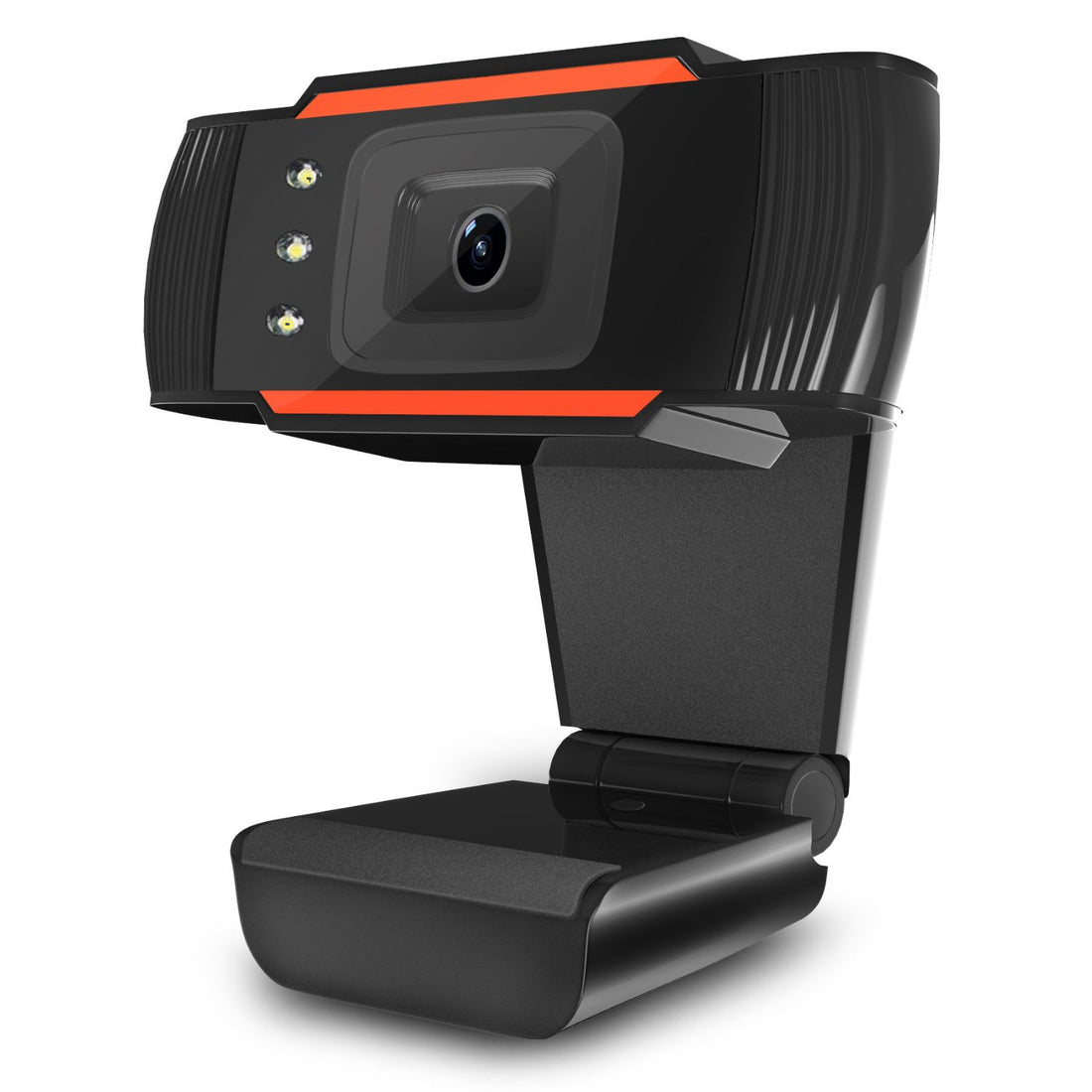 USB HD Webcam with Adjustable LED Fill Light