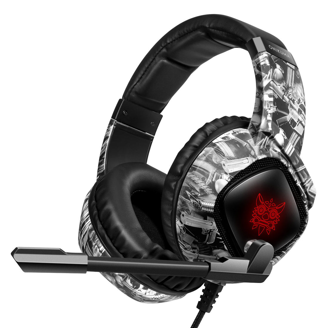 RGB Over-Ear Gaming Headset for Xbox & PS4 with Mic