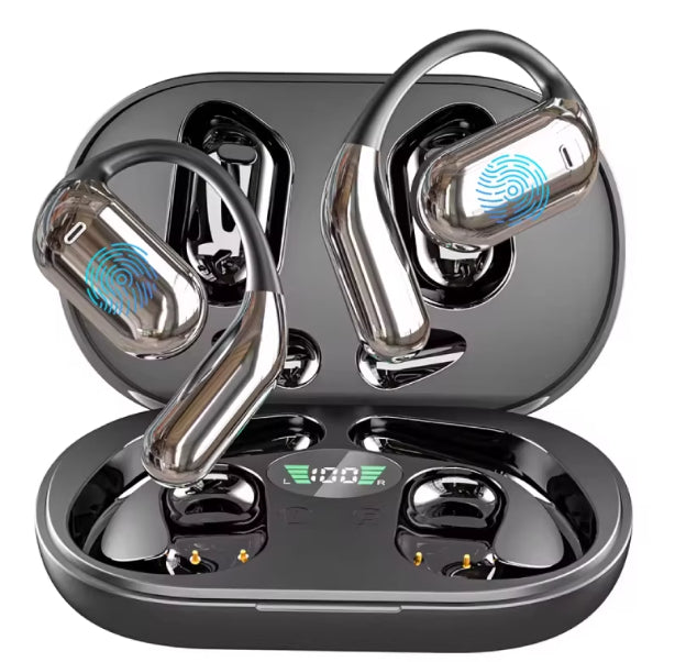 Wireless Bluetooth Neckband Earbuds Noise-Canceling