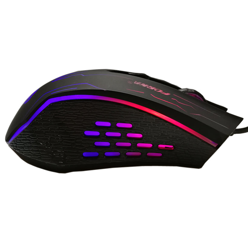 FORKA Silent Click Wired Gaming Mouse – 6 Buttons, 3200DPI
