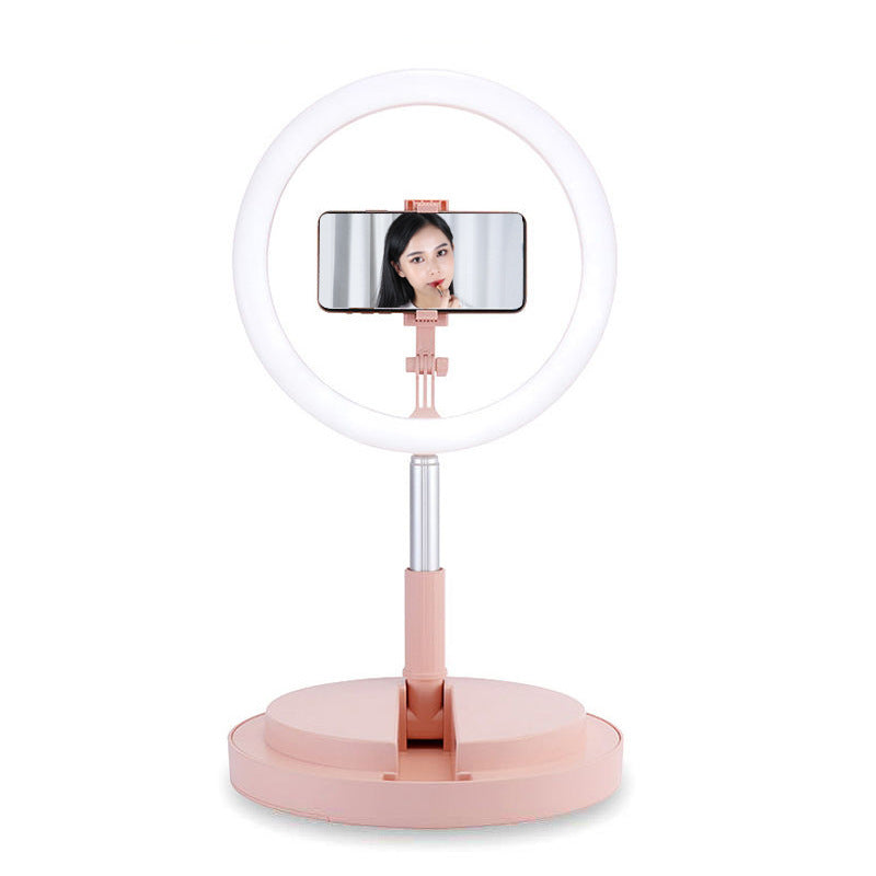 10-Inch Dimmable LED Selfie Ring Light with Tripod for YouTube, Vlog, and Live Streaming