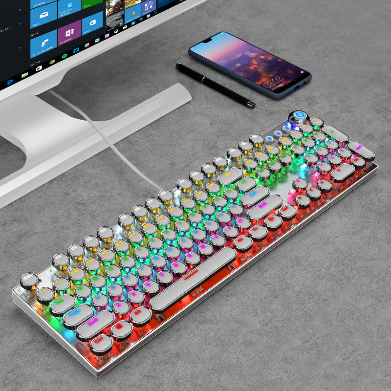 104-Key Green Axis Wired Gaming & Office Keyboard