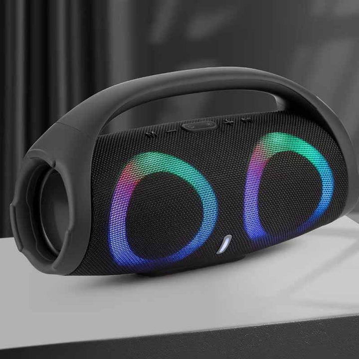 War Drum Bluetooth Speaker Three-Generation RGB Outdoor Waterproof Portable