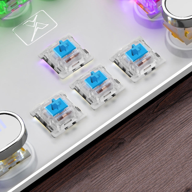 104-Key Mechanical LED Gaming Keyboard with Switches