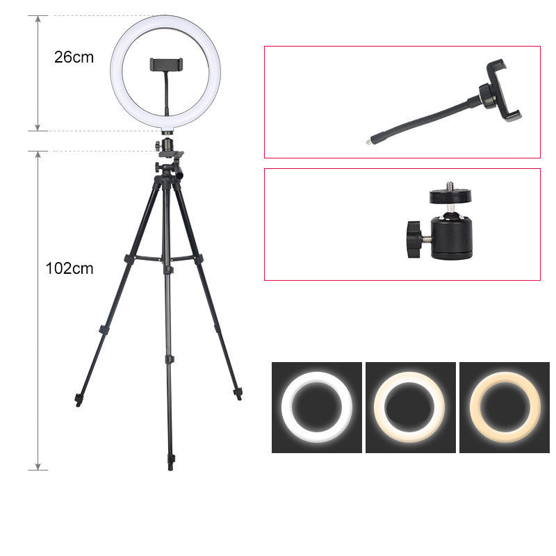 Apple Compatible LED Ring Light Tripod
