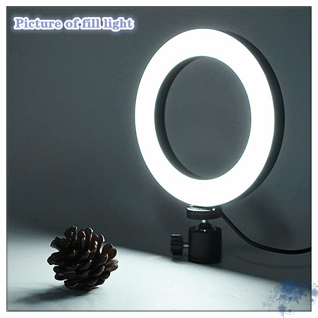 Apple Compatible 360° Rotatable Ring Light Tripod