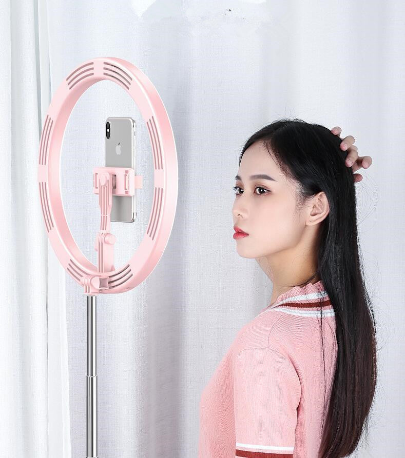10-Inch Dimmable LED Selfie Ring Light with Tripod for YouTube, Vlog, and Live Streaming