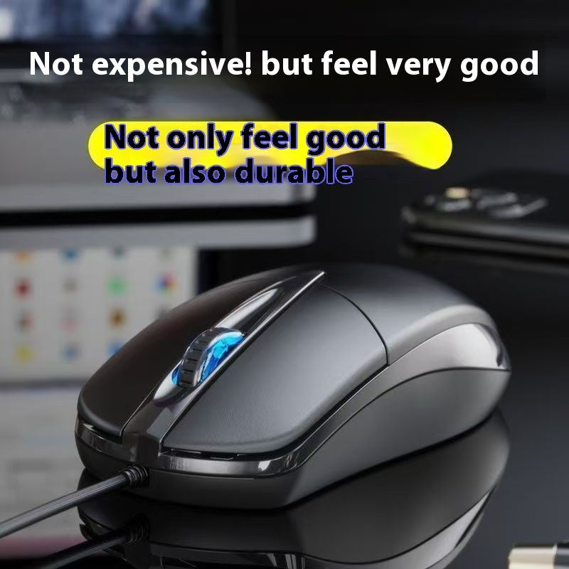 Professional Wired USB Gaming Mouse – Colorful & Silent