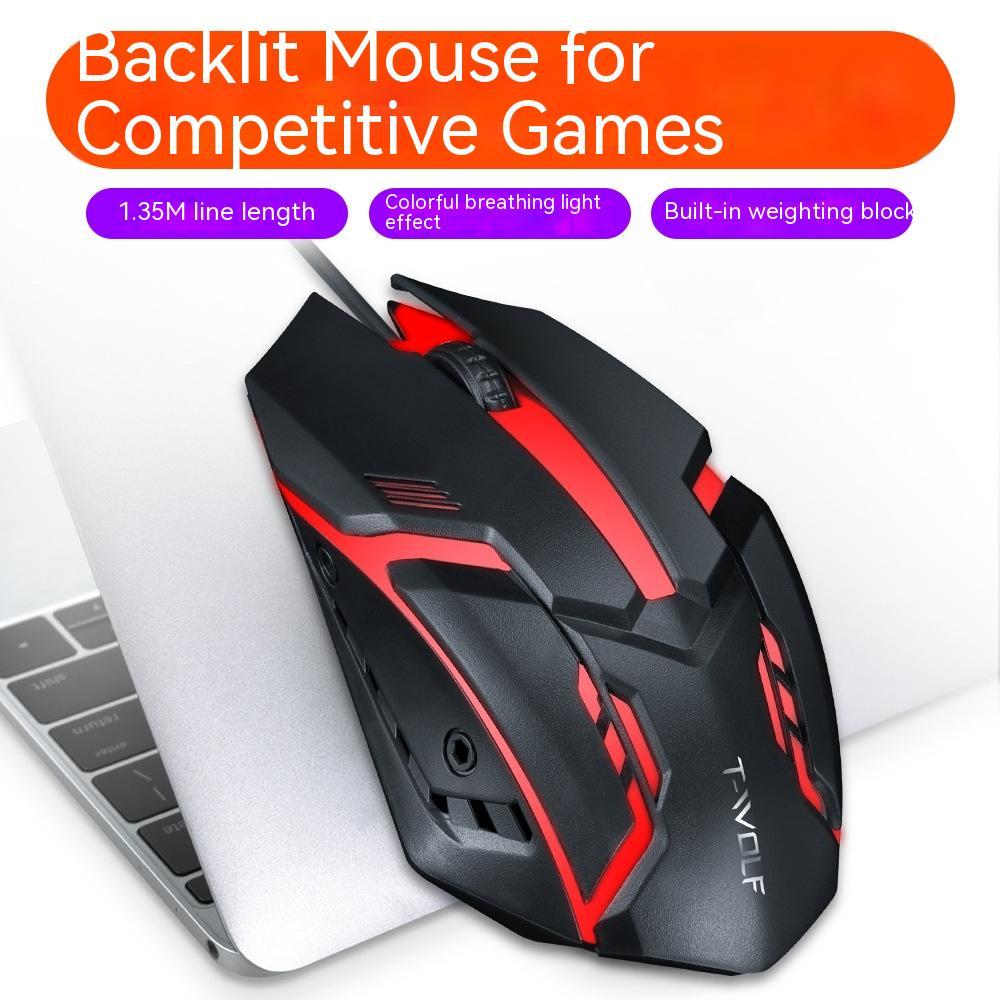 Wired RGB USB Gaming & Office Mouse