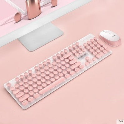 Steampunk Retro Gaming Keyboard & Mouse Set