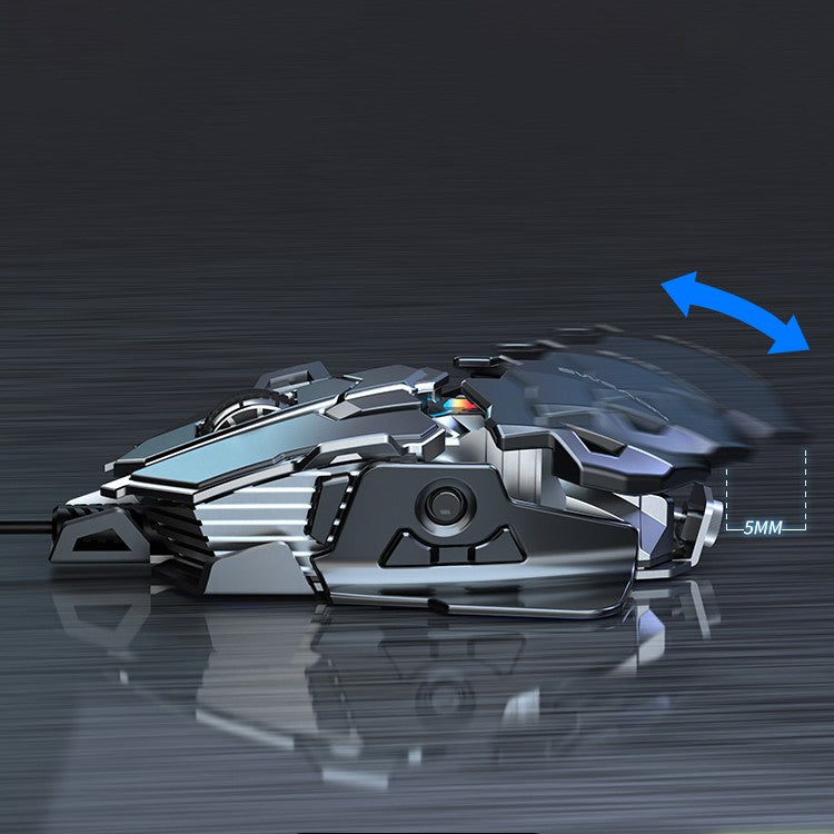 Forerunner Wired Esports Gaming Mouse Mechanical & Weighted