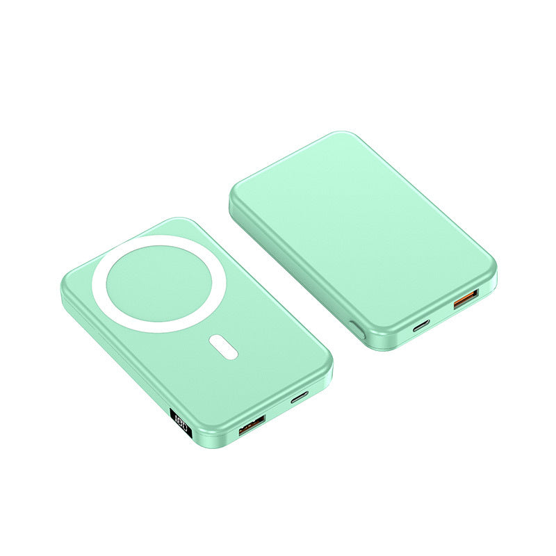 Magnetic Wireless Fast-Charge Portable Power Bank