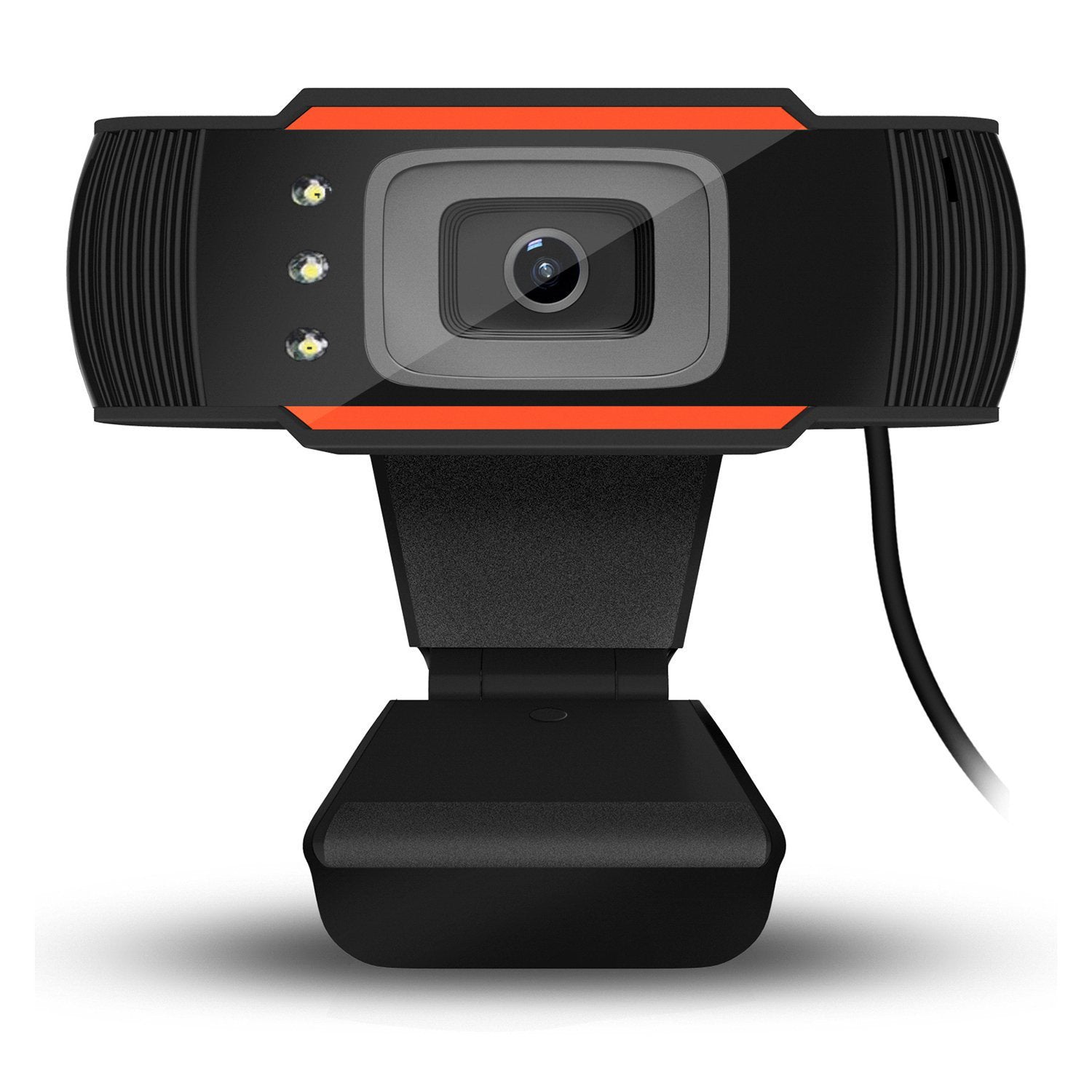 USB HD Webcam with Adjustable LED Fill Light