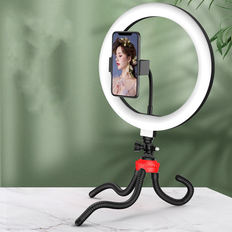 Apple Compatible 10-Inch LED Ring Light Tripod