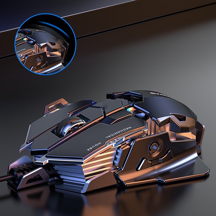 Forerunner Wired Esports Gaming Mouse Mechanical & Weighted