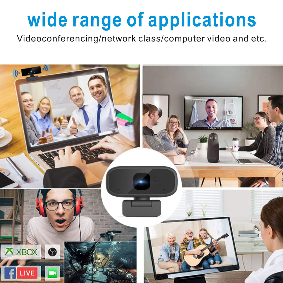 Mini USB Webcam with Microphone