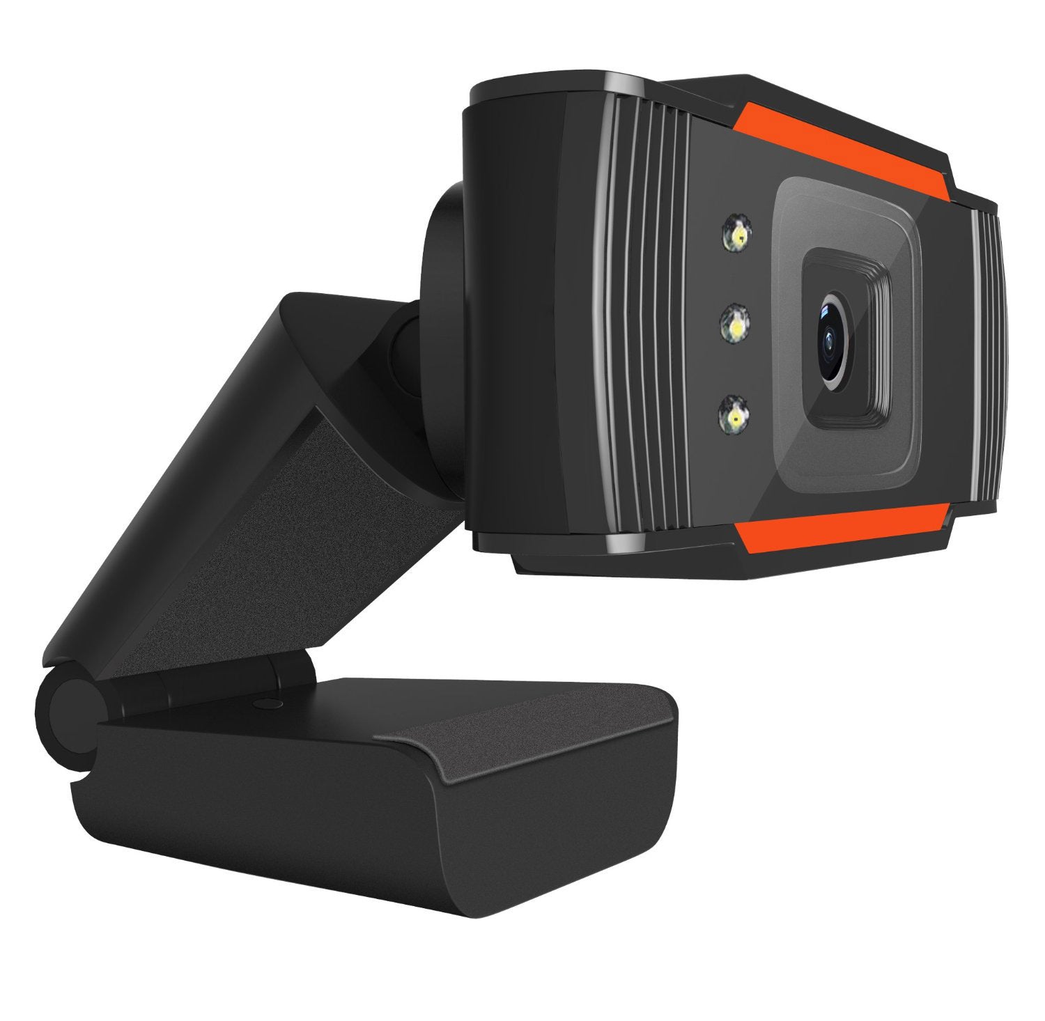 USB HD Webcam with Adjustable LED Fill Light