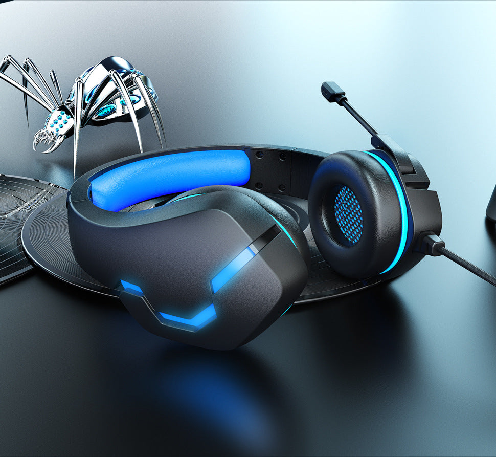 J10 Wired Gaming Headset with Mic & LED