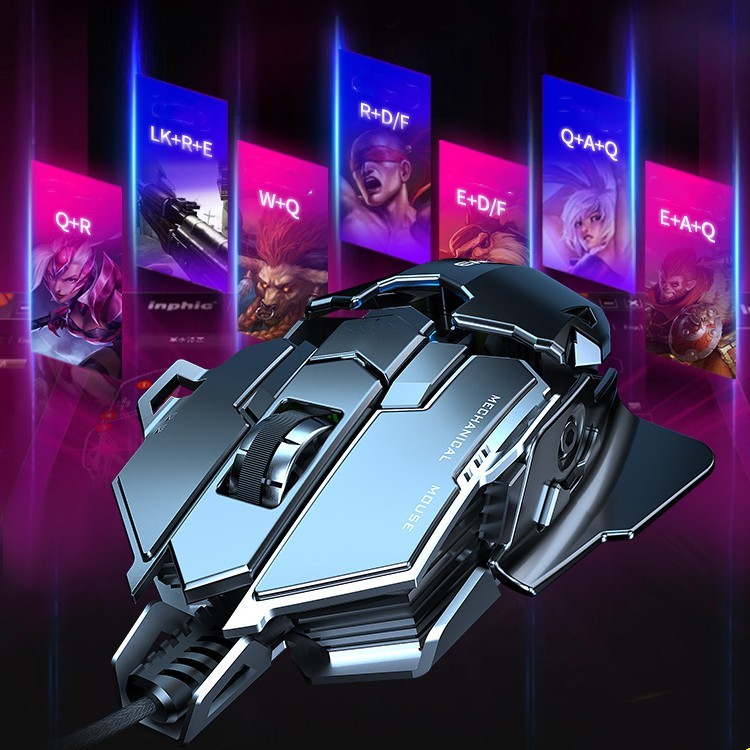 Forerunner Wired Esports Gaming Mouse Mechanical & Weighted